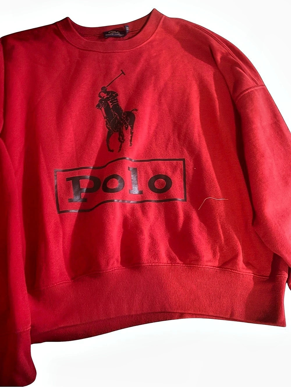 Polo Ralph Lauren Red Polo Logo Sweatshirt large